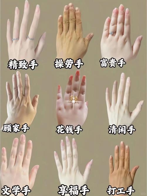 男性氣質的手和女性氣質的手決定性格