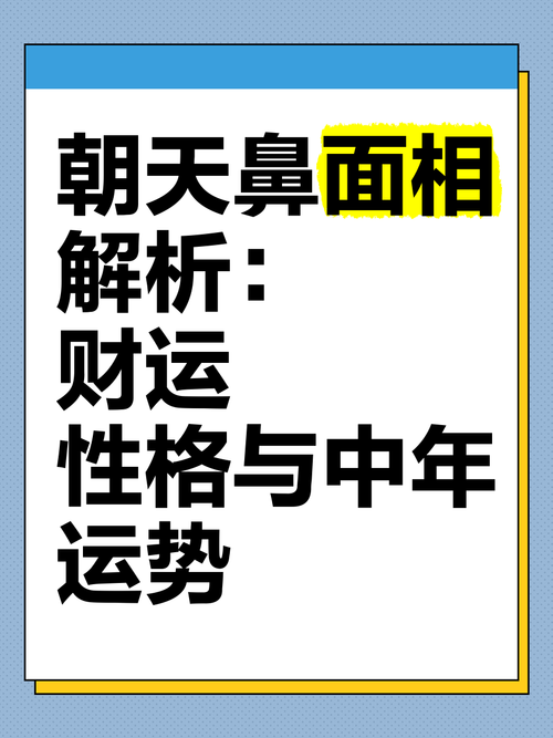 三種朝天鼻型的命運 男人鼻孔朝天的面相好嗎