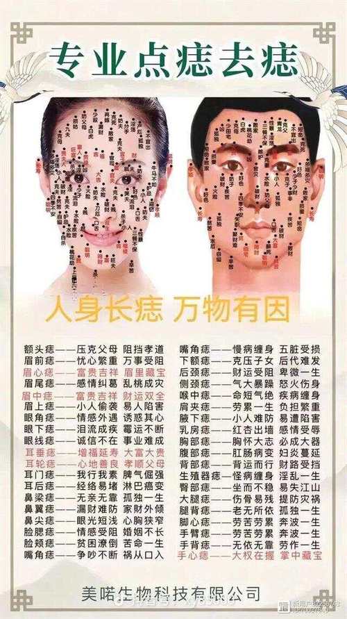 女人面相痣相大全 下巴有痣居無定所