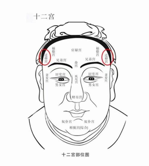 面相遷移宮在哪里，什么樣的遷移宮才是吉相？