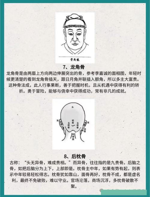 女人龍角骨面相圖解，龍角骨有什么說法