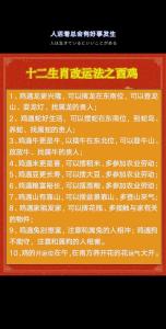 屬龍人雞年的運(yùn)勢包括哪些