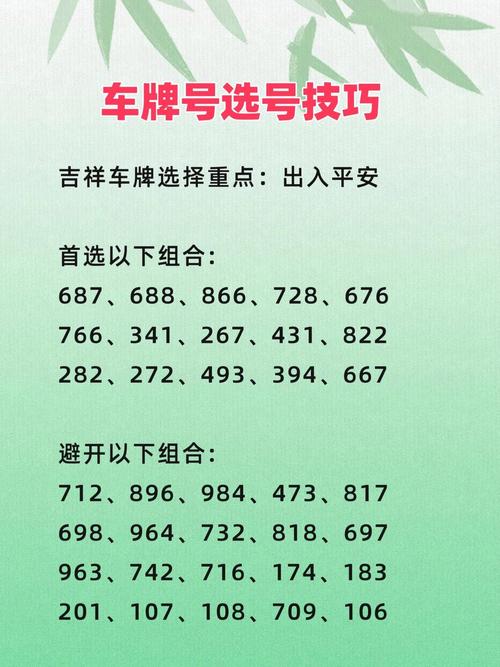 網上選車牌號碼怎么選 配合命格五行的需要