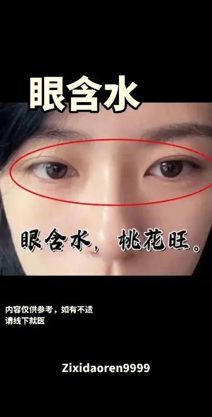 面相桃花眼帶水