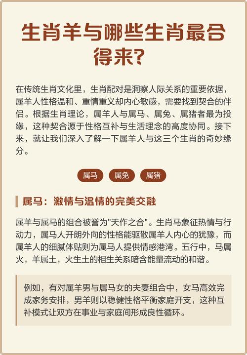 生肖羊和什么生肖最配 生肖羊和什么生肖相沖