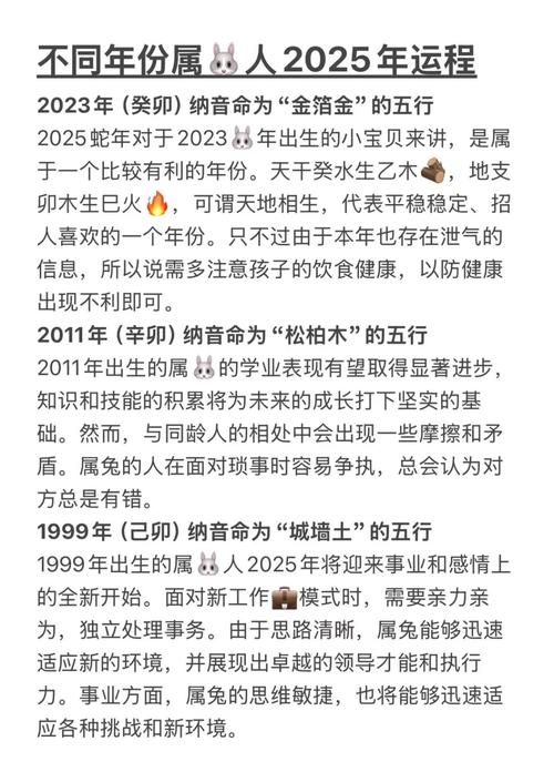 屬兔的什么命 分析不同屬性的屬兔人