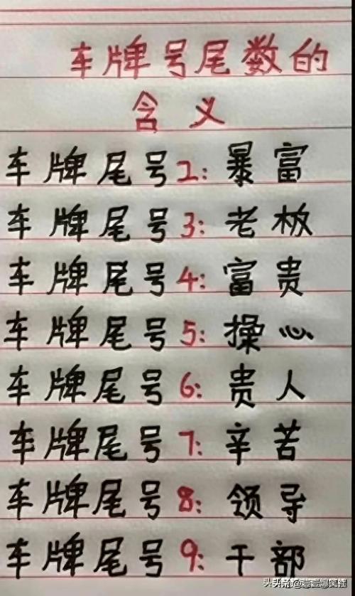 車牌尾數(shù)為9很兇 風(fēng)水旺財(cái)運(yùn)的靚號(hào)