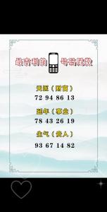 最吉利的數(shù)字組合 最新版五行興旺手機(jī)號(hào)