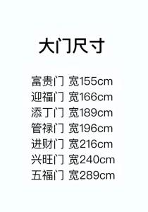 門洞尺寸吉兇風水解析