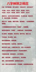 八字帶桃花是好的嗎