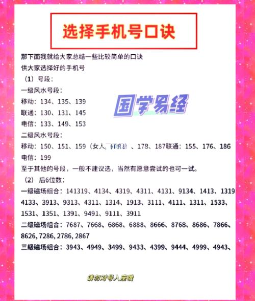 手機(jī)號(hào)怎么選號(hào)最好啊 手機(jī)號(hào)碼數(shù)字組合