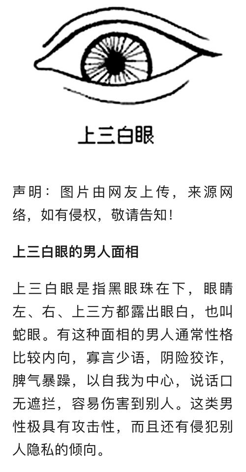 “不愛江山愛美人”的下三白眼男人面相分析