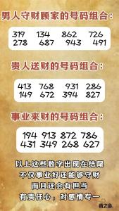 測手機號財運事業(yè) 會賺錢正財興旺的數(shù)字號碼