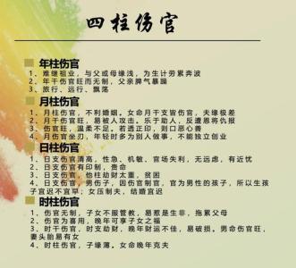 傷官制殺的女性的格局