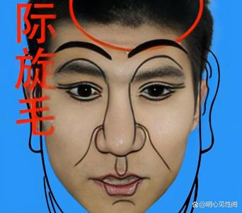 眉毛上有旋代表什么