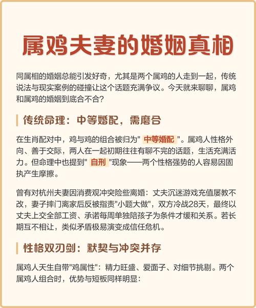 屬雞人的婚姻態度什么樣 屬雞的婚姻感情問題解析