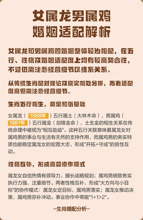 屬龍的婚配宜忌 生肖雞男跟生肖龍女能配嗎