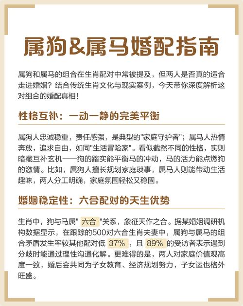 屬馬和屬狗配對優點 生肖男狗和生肖馬女配嗎
