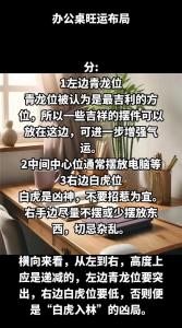 辦公室位置風水 左邊青龍位要高一點