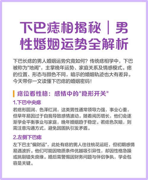 發大財的下巴痣 男人和女人各有不同的含義