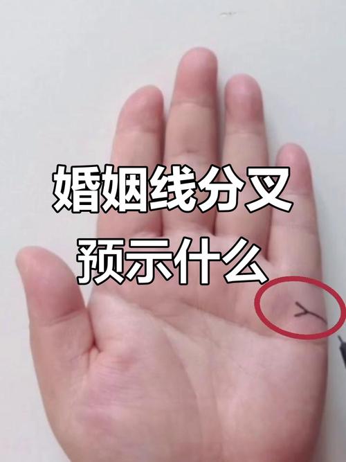 男人婚姻線分叉，往往是婚變的象征！