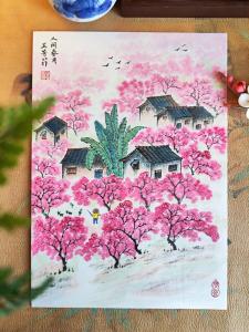 家里掛桃花畫(huà)好嗎風(fēng)水  找對(duì)桃花位能夠增進(jìn)感情