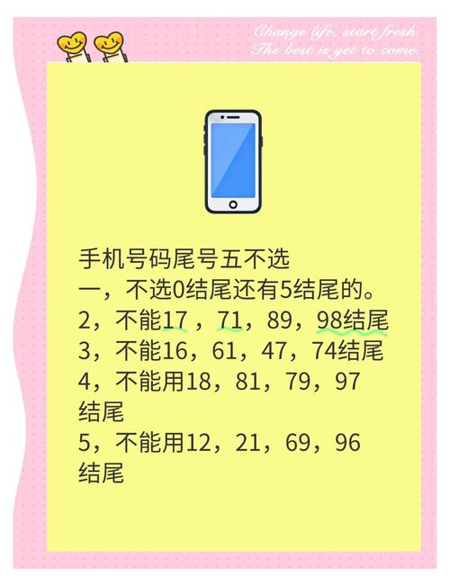 男人手機號不能有的數字 手機號碼數字選擇的規則