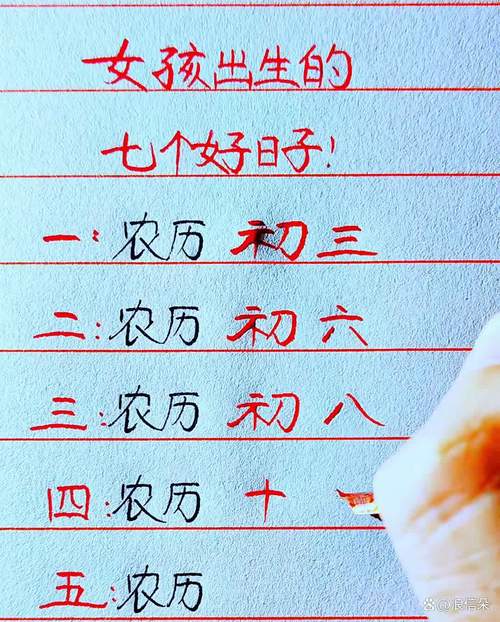 女孩最好出生農(nóng)歷日子