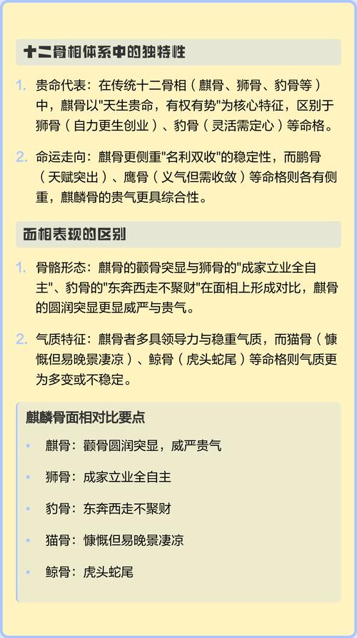 麒麟骨面相是什么樣的 一等命富貴命的骨相