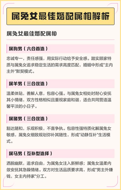 屬兔女人的性格分析 兔女的生肖和哪個(gè)生肖最配