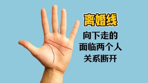 離婚命！婚姻線分叉圖解怎么看？