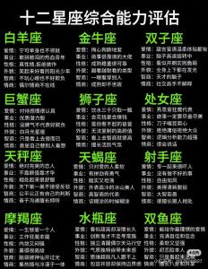 天秤座男生性格