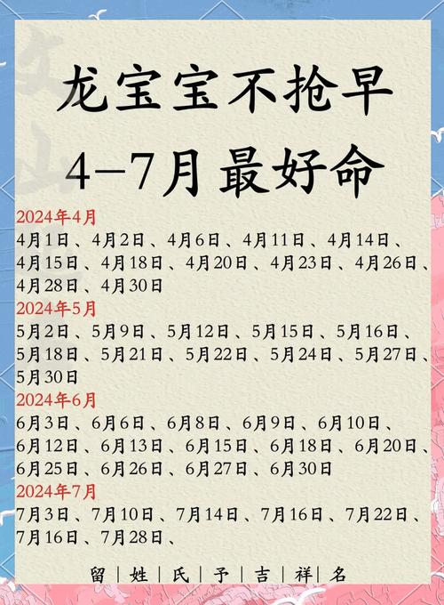 申時(shí)出生的六月龍寶寶命格解析