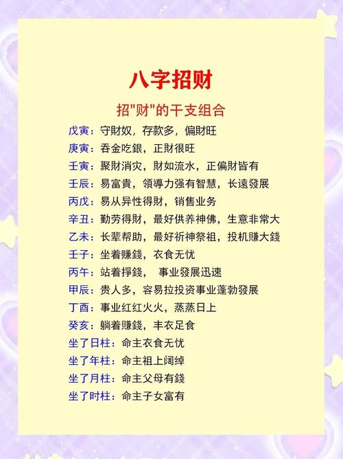 2023年財運旺的八字 財運爆棚逢水生財升職加薪