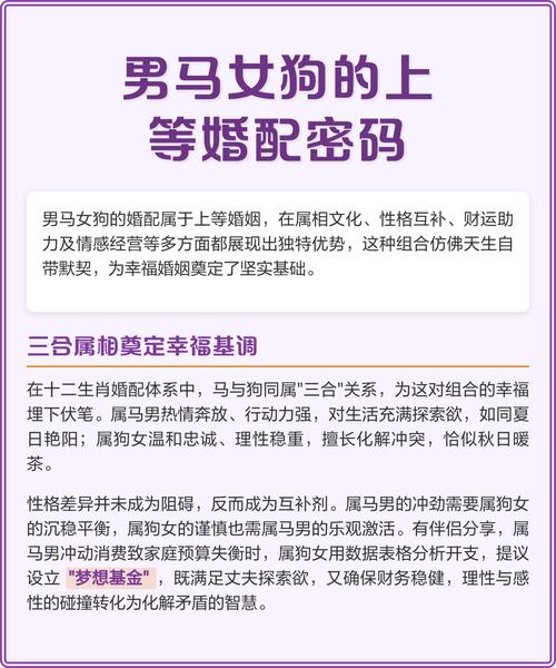 2018年男馬女狗結婚好嗎？