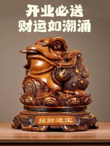 大門口放什么擺件風水好   擺三腿金蟾招財聚財