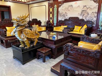 家里擺件氣運沙發講究  麒麟宜擺放在沙發旁邊