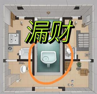 風水學中偏財運的忌諱  廁所雜亂無章
