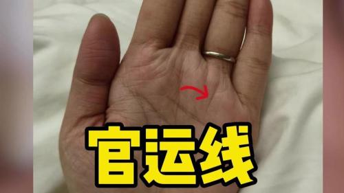 官運手相的3個標志 離宮隆起現紅光