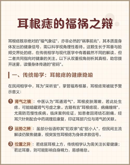 男人耳朵有痣代表身體容易出現問題？