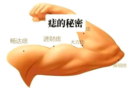 男人左手臂上有“進財痣”寓意日進斗金？