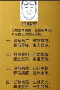 面相遷移宮是什么意思