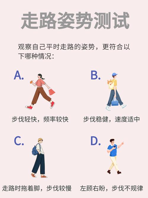 從走路姿勢看性格“走向”