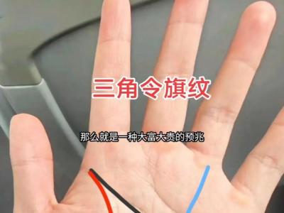 手握三角令旗紋，富貴無邊界！