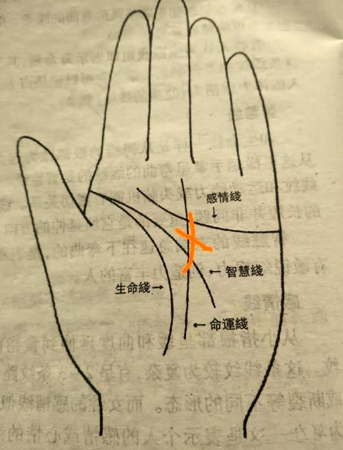 神秘十字紋 手掌雜紋看命運——十字紋