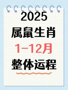屬鼠人2025年婚姻運勢 屬鼠正緣出現時間