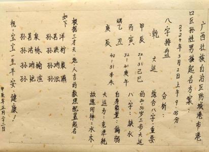 怎么根據八字格局取名