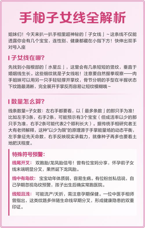 什么是子女線_如何通過子女線看子女多少