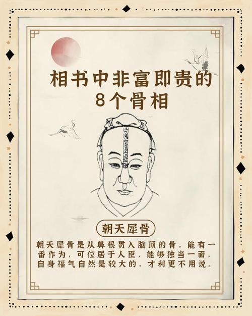 九種極品富貴骨相圖解 有將軍骨事業發達不愁錢