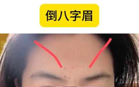 面相額頭兩道斜紋倒八字 性格剛強偏激